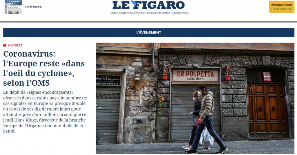 Le Figaro vs Er Polpetta